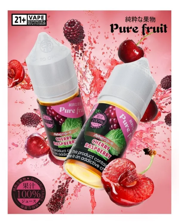 1783411014417.webp Pure Fruit純粹果物煙油 日本原裝進口30mL 現榨果汁爆汁感高還原風味定位 台灣現貨
