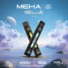 魅嗨 MEHA XBAR 小黑條 7000口 採用 Mesh 網綿芯霧化技術 與 Type-C 快充 打造極強冰感細膩口感