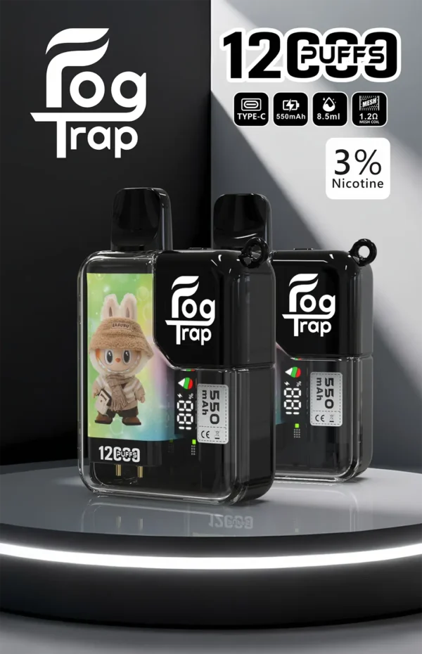 6a24674fcb5d598e7ce25c0dfdb5c85a.webp 【買十送一】Fog Trap 蠟筆小新×LABUBU 12000口拋棄式電子煙 隨身潮玩備用設備 油電雙顯 台灣現貨秒發