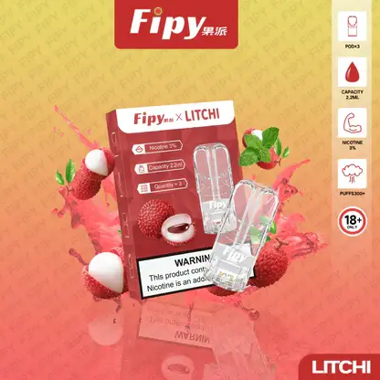 【買三贈主機】Fipy果派一代通用煙彈 2.2ml容量 3%尼古丁鹽 頂級陶瓷芯 全台現貨秒發