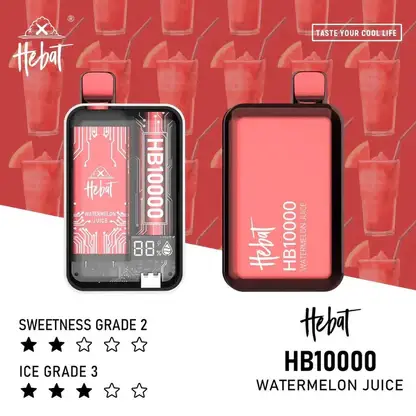 Hebat喜貝拋棄式一次性10000口-2.webp Hebat喜貝系列 10000口大容量拋棄式電子煙 15ml儲油艙替換系統 5%尼古丁鹽 台灣現貨