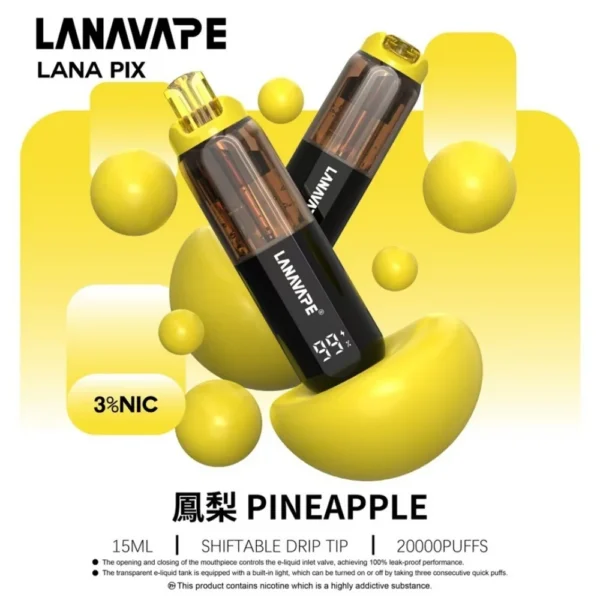 IMG_5313.webp LANA PIX 閃光彈20000口拋棄式電子煙 獨家可摺疊機身 3%尼古丁鹽爆汁口感高規格定位 台灣現貨