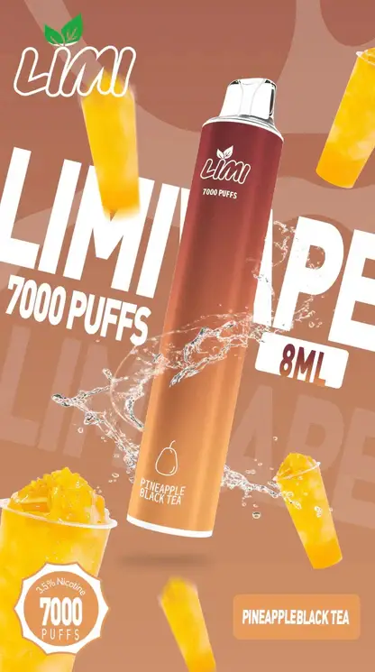 LIMI 冰感水果系列 7000口 炫彩吸氣發光視覺設計 結合可充電大電量與高解析清涼口感