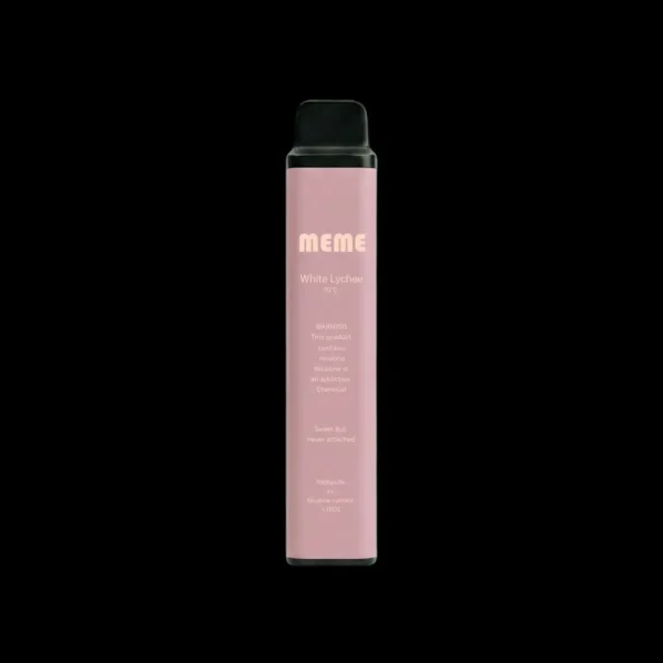 MEME-white-lychee.webp MEME韓國熱銷 7000口拋棄式電子煙 韓系調香極致絲滑 霧化細膩黃金配比定位 台灣現貨