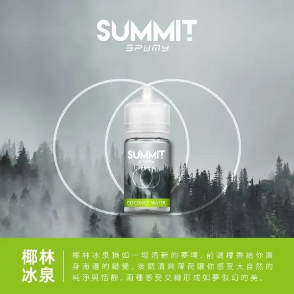 SPUMY Summit巔峰極致薄荷煙油 30ml尼古丁鹽 美式頂級調香 純淨冰感 台灣現貨免等
