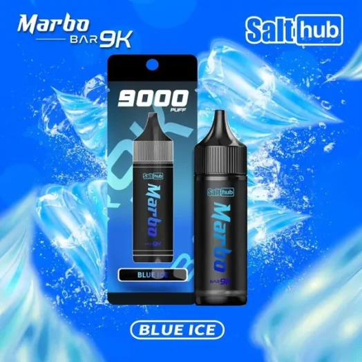marbo-9k-blue-ice-524x524-1.webp Marbo Bar 9000口拋棄式電子煙 650mAh電池 14ml油艙 Mesh網狀芯 Type-C快充 台灣現貨