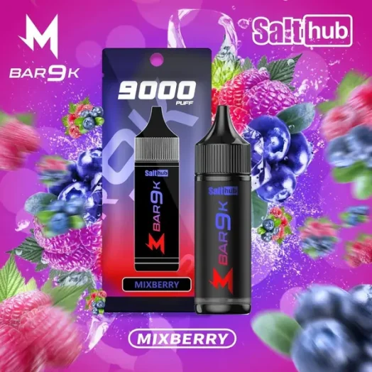 marbo-9k-mixberry-524x524-1.webp Marbo Bar 9000口拋棄式電子煙 650mAh電池 14ml油艙 Mesh網狀芯 Type-C快充 台灣現貨