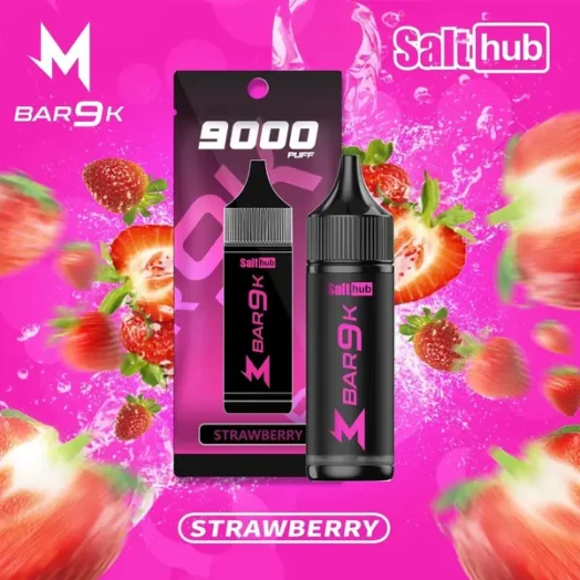 marbo-9k-strawberry-524x524-1.webp Marbo Bar 9000口拋棄式電子煙 650mAh電池 14ml油艙 Mesh網狀芯 Type-C快充 台灣現貨