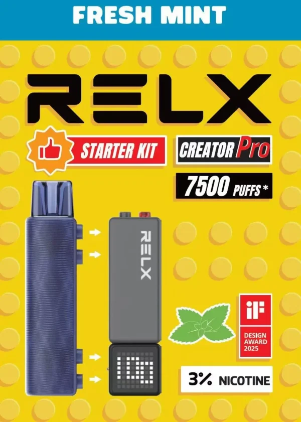 圖片_20260131011126_146_7.webp RELX悅刻 Creator積木7000口拋棄式電子煙套裝 新手入門隨身主機 6ml儲油倉 台灣現貨秒發