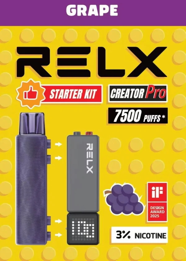 圖片_20260131011127_147_7.webp RELX悅刻 Creator積木7000口拋棄式電子煙套裝 新手入門隨身主機 6ml儲油倉 台灣現貨秒發