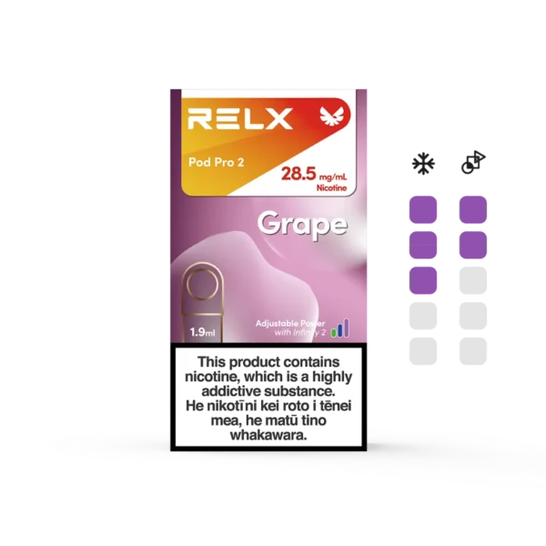 多汁葡萄.webp 【買三盒加購350贈主機 買十贈二】RELX悅刻六代煙彈 日常隨身備用補充彈 防漏磁吸結構 3%~5%尼古丁鹽 台灣現貨