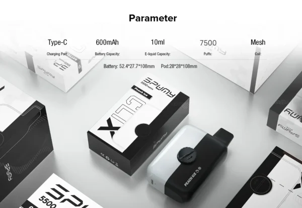 微信图片_20260402201638_169_13.webp 【買2贈主機】SPUMY冰熊 7500口專用磁吸換彈拋棄式電子煙 10ml滿載 600mAh快充 台灣現貨秒發